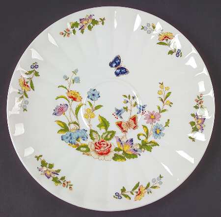 Cottage Garden Chip Bowl/Plate for Chip & Dip Set