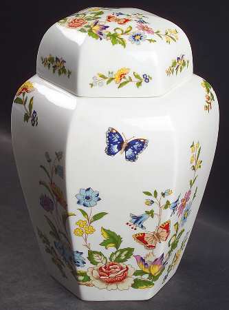 Cottage Garden Large Ginger Jar & Lid