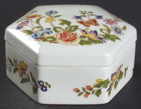 Cottage Garden Hexagonal Box & Lid