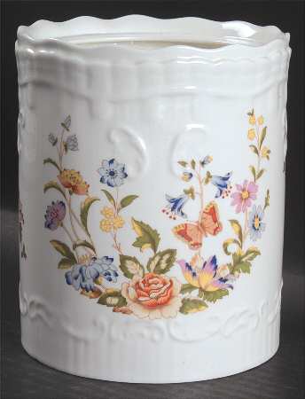 Cottage Garden Biscuit Barrel No Lid
