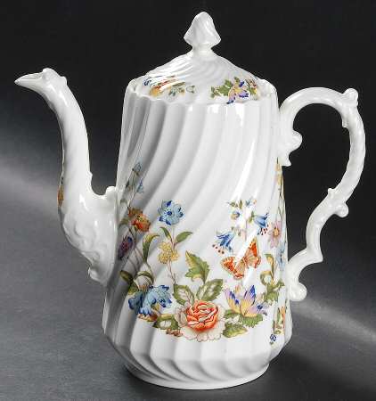 Cottage Garden Coffee Pot & Lid