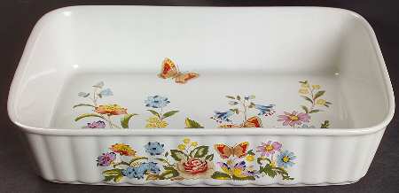 Cottage Garden 9" Rectangular Baker