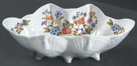 Cottage Garden Oval Shell Shaped Dish
