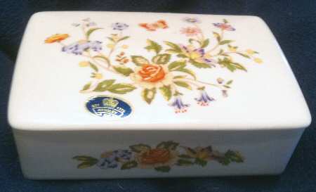 Cottage Garden Rectangular Box with Lid