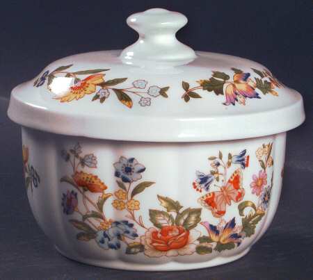 Cottage Garden 4" Round Box & Lid