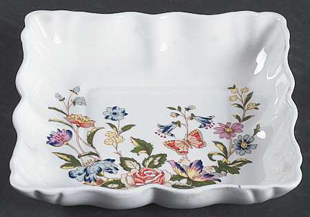 Cottage Garden Small Square Sweet Meat Dish