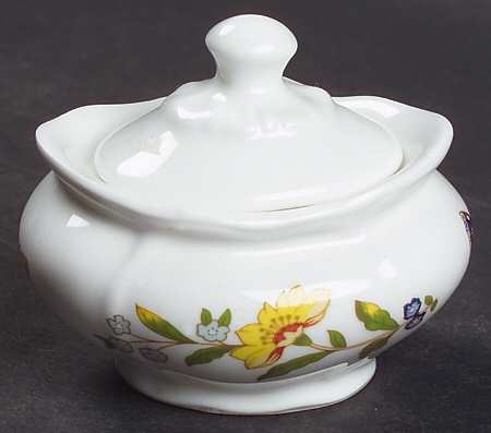 Cottage Garden Individual Sugar Bowl & Lid