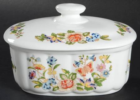 Cottage Garden Butter Box & Lid