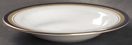 Cobalt Royale Large Rim Soup Bowl