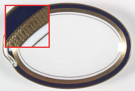 Cobalt Royale Pickle Dish