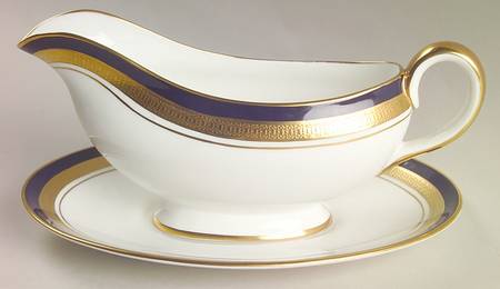 Cobalt Royale Gravy Boat & Underplate