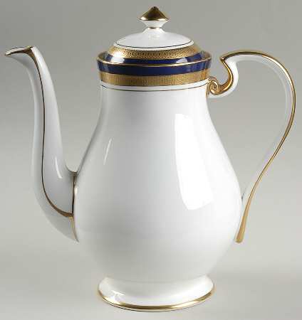 Cobalt Royale Coffee Pot & Lid