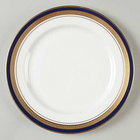 Cobalt Royale Luncheon Plate