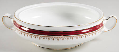 Durham Maroon (Smooth) Round Vegetable No Lid