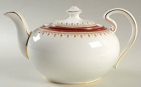 Durham Maroon (Smooth) Teapot & Lid