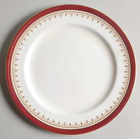Durham Maroon (Smooth) Luncheon Plate