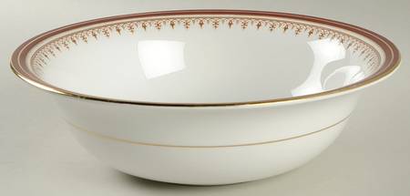 Durham Maroon (Smooth) 9" Round Vegetable Bowl