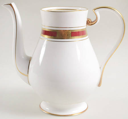Empress Maroon Coffee Pot No Lid