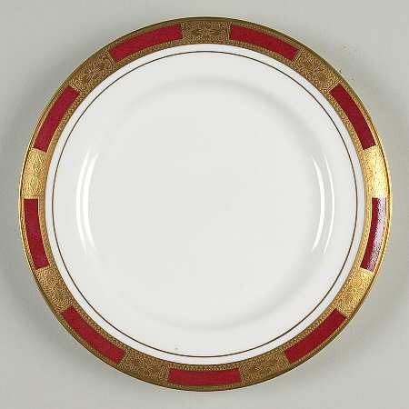 Empress Maroon Salad Plate