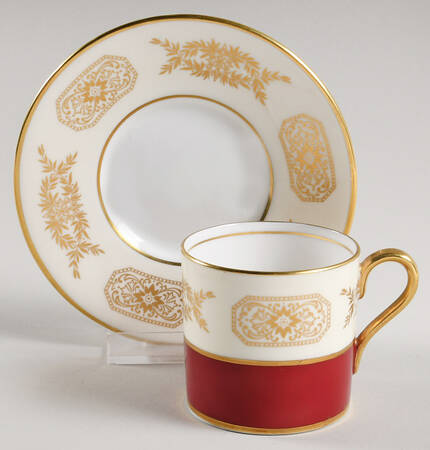 Engagement Flat Demitasse Cup & Saucer Set