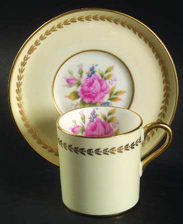 Essex Flat Demitasse Cup & Saucer Set