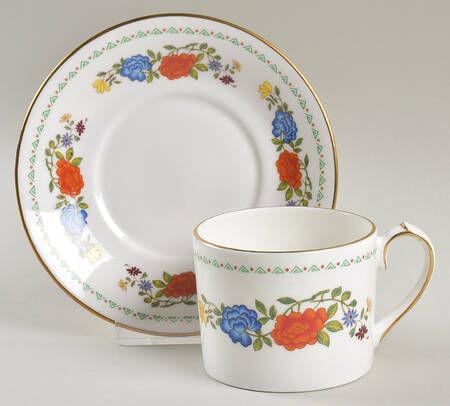 Flat Cup & Saucer Set