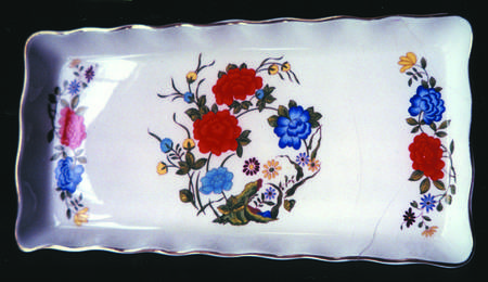 Famille Rose Large Sandwich Tray