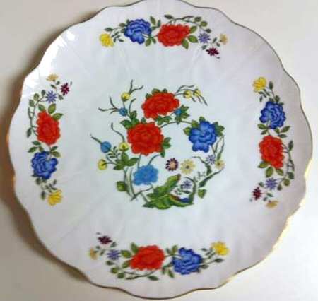 Famille Rose Cake Plate