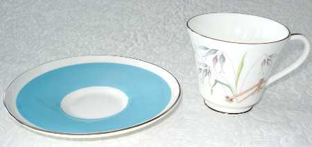 Flying Wild Footed Cup & Saucer Set