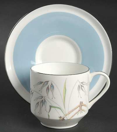 Flying Wild Flat Cup & Saucer Set