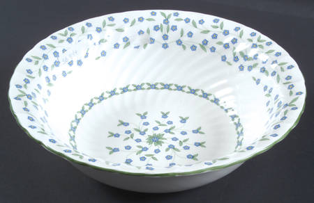 Forget Me Not 9" Salad Serving Bowl
