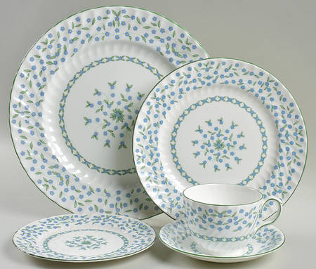 Forget Me Not 5 Piece Place Setting