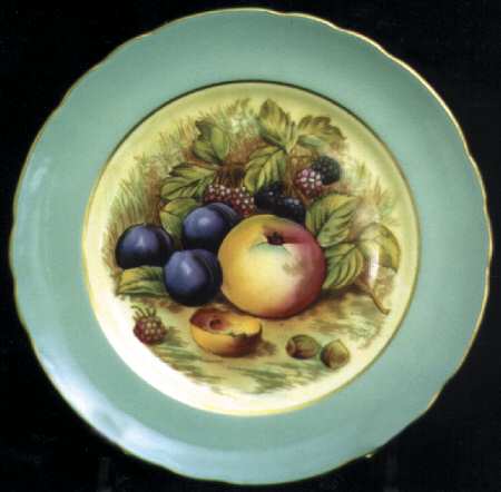 Fruit Green Dinner Plate