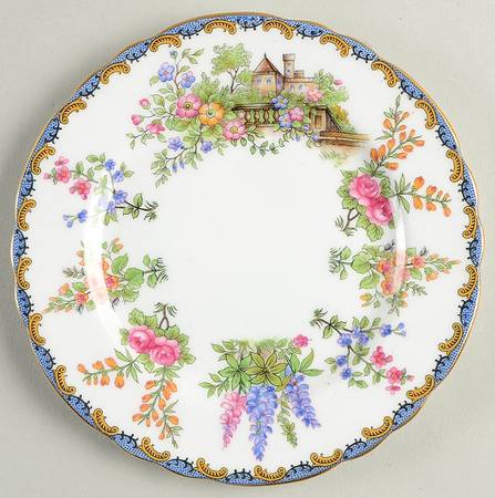 Garden Gate Bread & Butter Plate