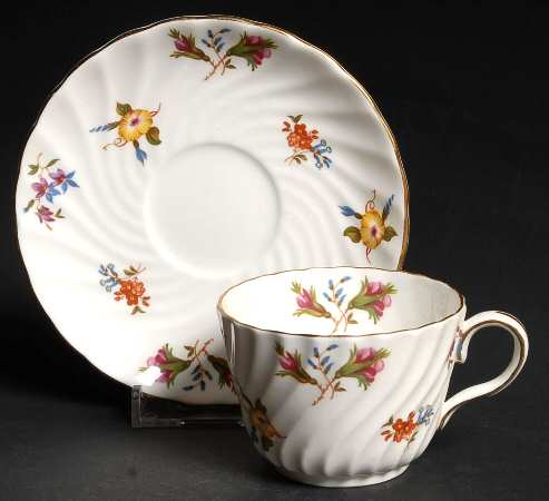 Gaiety Flat Demitasse Cup & Saucer Set