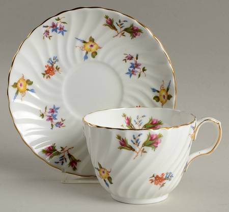 Gaiety Flat Cup & Saucer Set