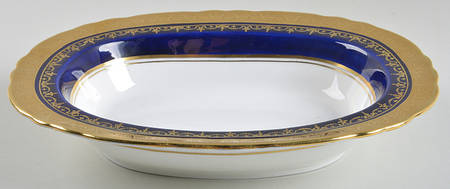 Georgian Cobalt 10" Rectangular Vegetable Bowl