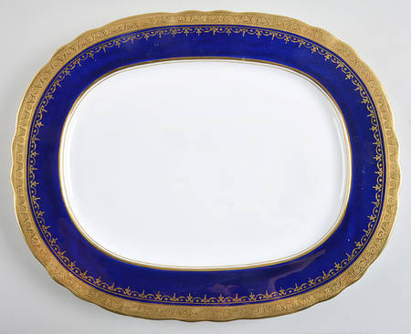 Georgian Cobalt 17" Rectangular Serving Platter