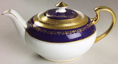 Georgian Cobalt Teapot & Lid