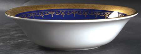 Georgian Cobalt Coupe Cereal Bowl