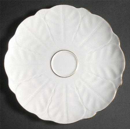 Golden Crocus (Coupe) Chip Bowl/Plate for Chip & Dip Set