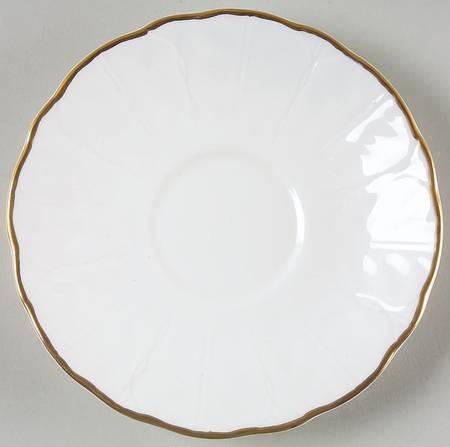 Golden Crocus (Coupe) Saucer for Footed Cup
