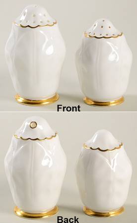 Golden Crocus (Coupe) Salt & Pepper Set