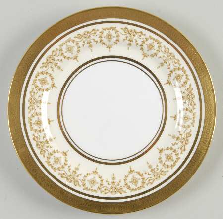 Gold Dowery Bread & Butter Plate
