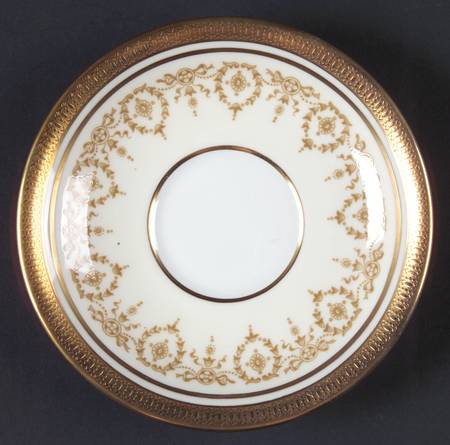 Gold Dowery Saucer