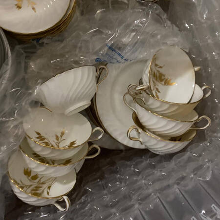 Golden Wheat Footed Cup