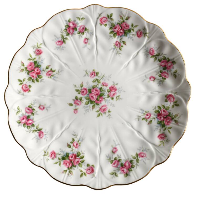 Grotto Rose Luncheon Plate