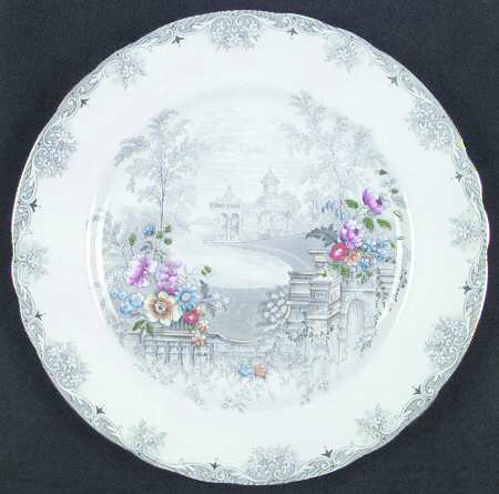 Gray Towers (Pink Background) by John  Aynsley &amp; Sons