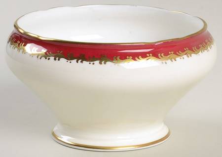Guildhall Maroon Open Sugar Bowl