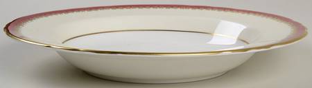 Guildhall Maroon Large Rim Soup Bowl